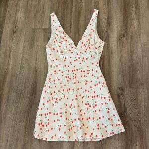 Zara Cherry Print Sleeveless Dress
